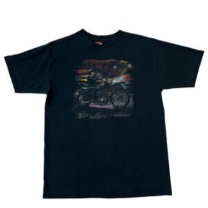 Vintage 90s Faded Harley Davidson Ridin' Solo California Men's Biker Tee (Sz XL)